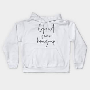 'Expand Your Horizons' Women's Achievement Shirt Kids Hoodie